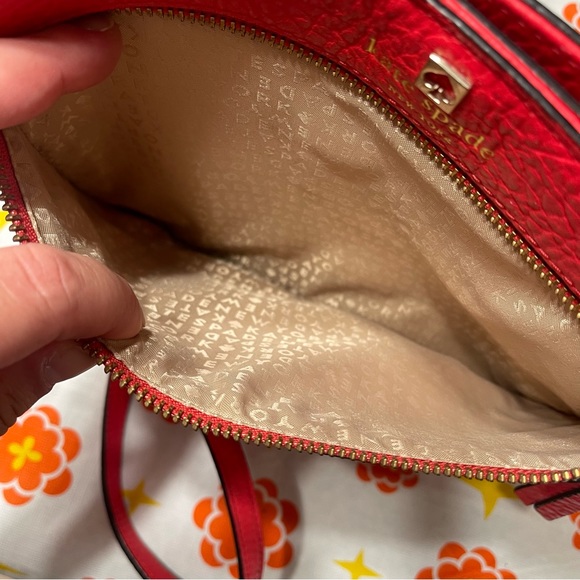 Red Kate spade purse like new!! - Picture 2 of 5